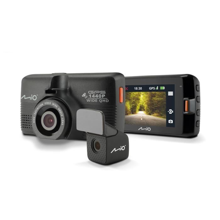 MIO Caméra Embarquée Mivue 752 QHD Dual