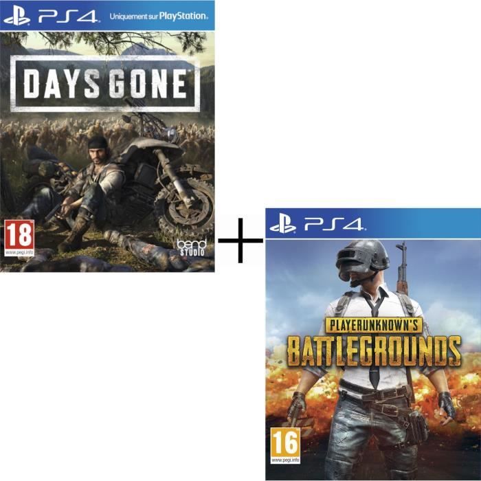 Pack Jeux PS4 : Days Gone + PlayerUnknown's Battlegrounds - PUBG