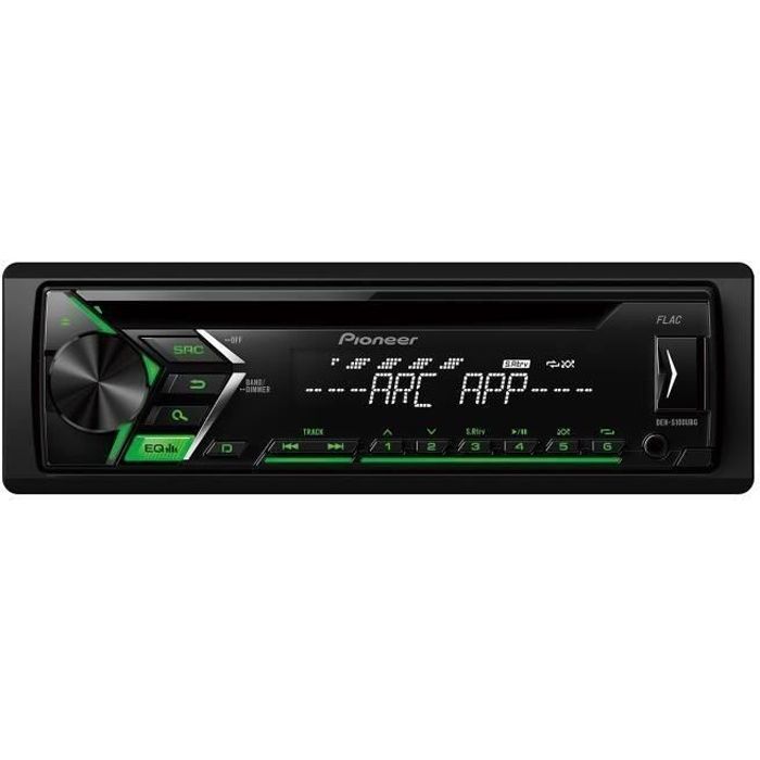 PIONEER Autoradio CD DEH-S100UBG 4 x 50 W USB Eclairage Vert