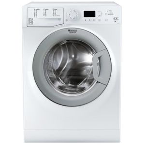 HOTPOINT FDG8640BSEU - Lave linge séchant - Lav. 8kg / S?ch 6 kg - 1400 tours - Classe A - Moteur induction - Blanc