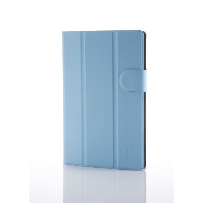 WE Etui Universel Tablettes 7'' Tpu 4 Attaches En Silicone Ajustables - Bleu