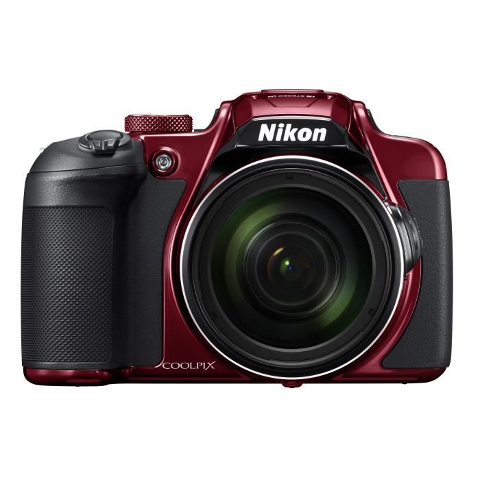 Appareil photo numerique bridge NIKON CoolPix B700 rouge