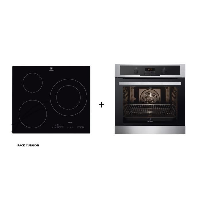Pack cuisson ELECTROLUX : Four électrique encastrable + Table de cuisson induction