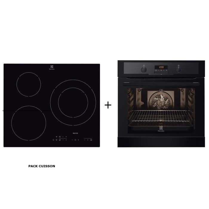 Pack cuisson ELECTROLUX : Four électrique encastrable + Table de cuisson induction