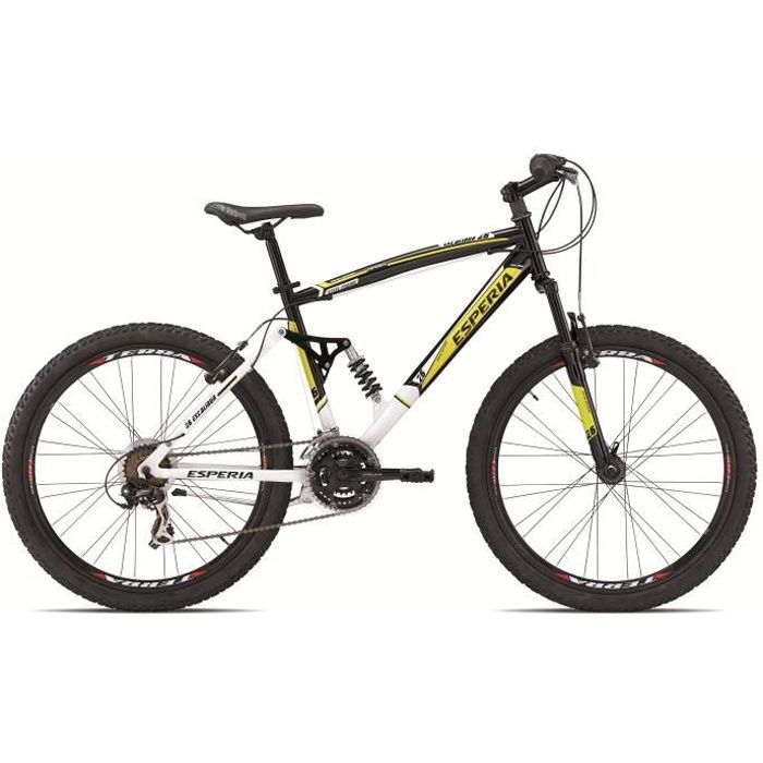 ESPERIA Vélo VTT Tout Suspendu 26\