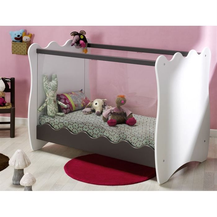 K.ROUMANOFF Lit 60x120 cm Doudou Taupe