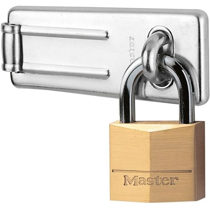 MASTERLOCK Pack moraillon + cadenas
