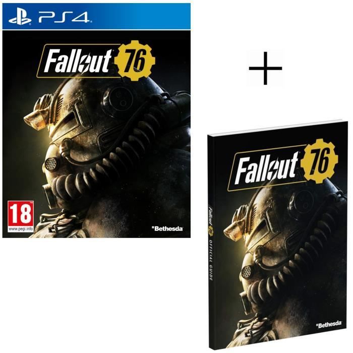 Fallout 76 Jeu PS4 + Guide de jeu Edition Standard