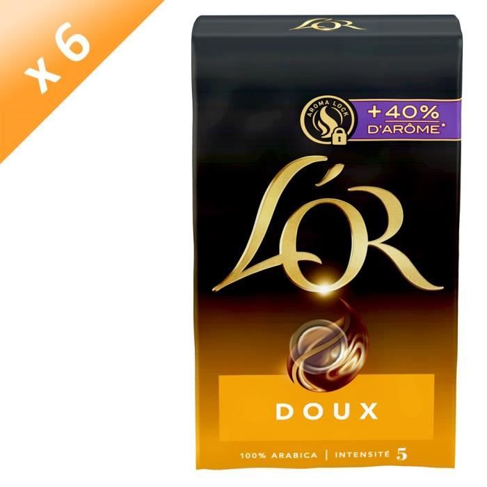 L'OR Café moulu doux - 250 g x6