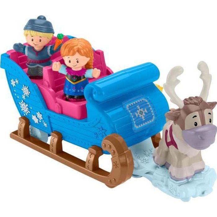 FISHER-PRICE - Little People® - La Reine des Neiges - Le Traîneau de Kristoff - 18 mois et +