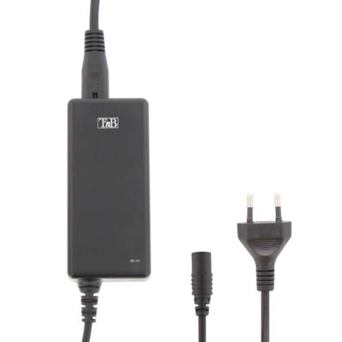 T'nB - CLASSIQUE EASYLINE - Alimentation secteur universelle pour Ultrabook jusqu'à 14' - Noir - CHNB19V45