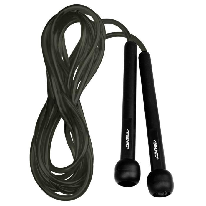 AVENTO Corde à sauter PVC 280 cm - Gris