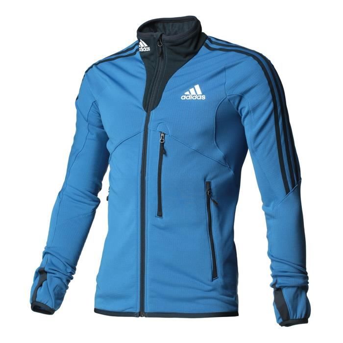ADIDAS PERFORMANCE Veste Fleece Jkt W Bleu Homme