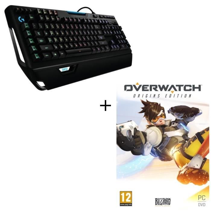 Clavier Gaming G910 + Overwatch Edition Origins Jeu PC