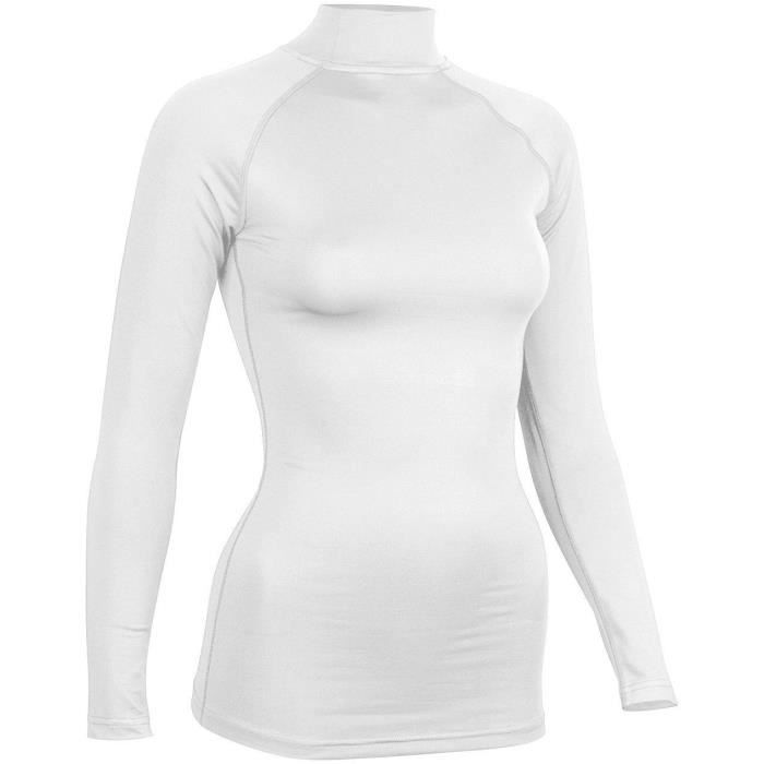 AVENTO - SOUS VêTEMENT THERMIQUE - Manches longues - Femme - Blanc