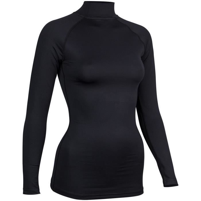 AVENTO - SOUS VêTEMENT THERMIQUE - Manches longues - Femme - Noir