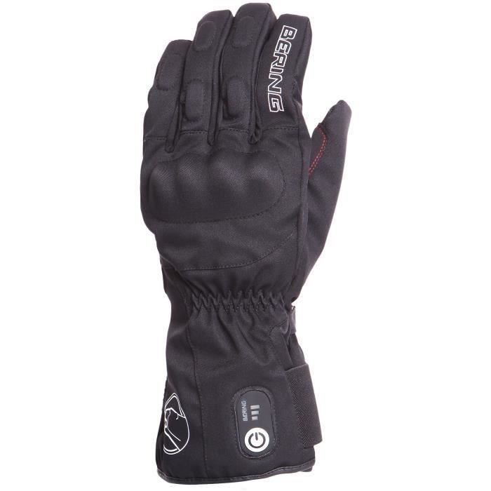 BERING Gants chauffants Vesuvio noir - Homologué EPI (loi du 20/11/2016)