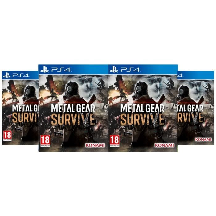 Pack 4 Jeux Metal Gear Survive sur PS4