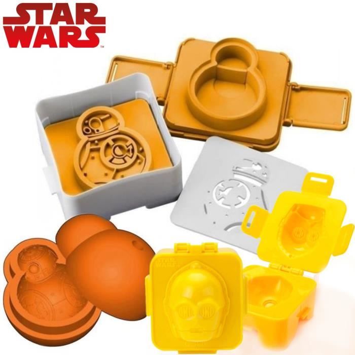 Pack 3 moules Star Wars