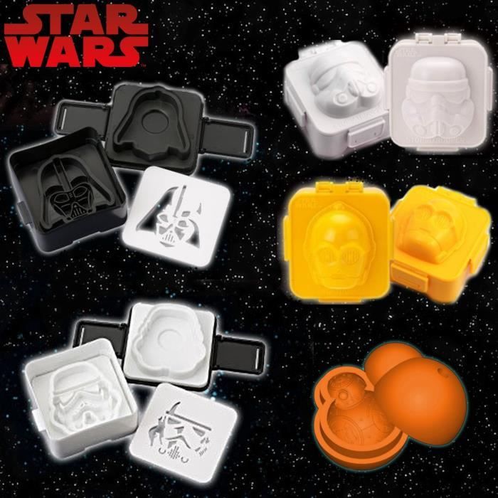 Pack 5 moules Star Wars