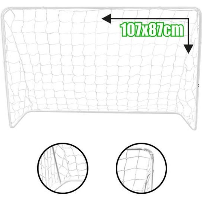 BUMBER But de football - L 107 x 87 cm - Blanc