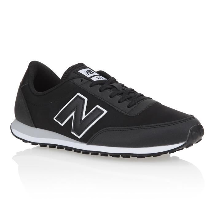 NEW BALANCE Baskets U410 Homme - Noir et blanc