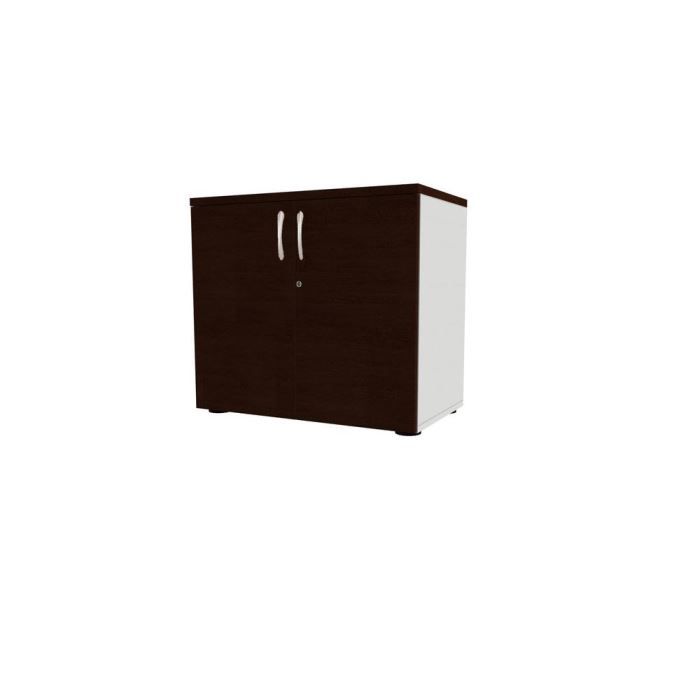 Armoire basse 2 portes Wengé