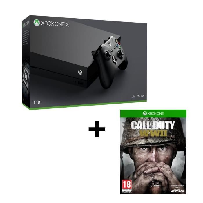 Pack Xbox One X 1 To + Call of Duty WWII