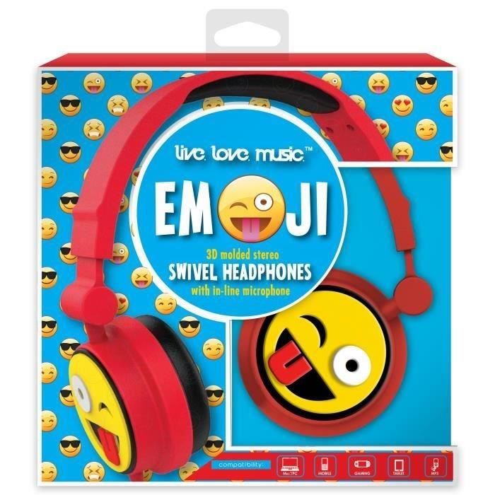 DGL TOYS casque audio enfant audio Emoticon Clin d'Œil