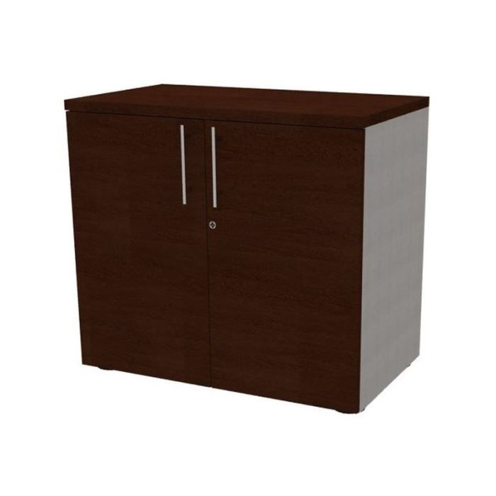 Armoire basse 2 portes Wengé