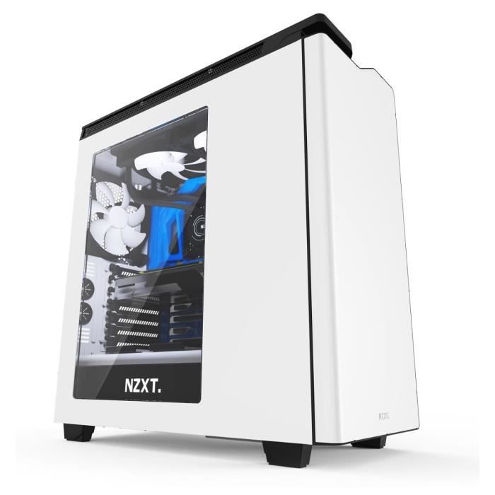 NZXT Boîtier PC H440 Moyen tour - Blanc