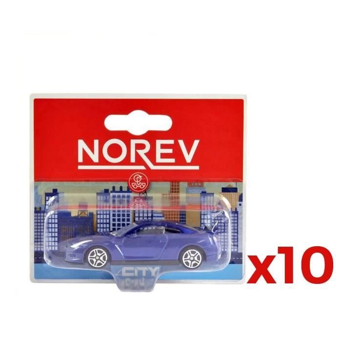 NOREV 10 voitures miniatures en métal (modèle aléatoire)