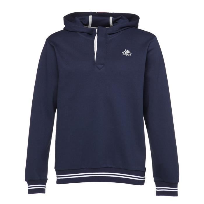 KAPPA Sweat-shirt Laurus - Homme - Bleu marine