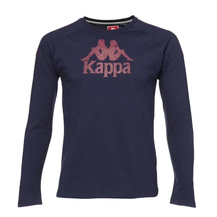 KAPPA Sweat-shirt Benedetto - Homme - Bleu marine