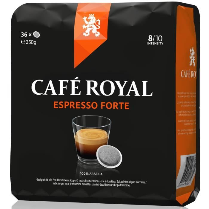 36 dosettes Café Royal Ristretto compatibles Système Senséo ®
