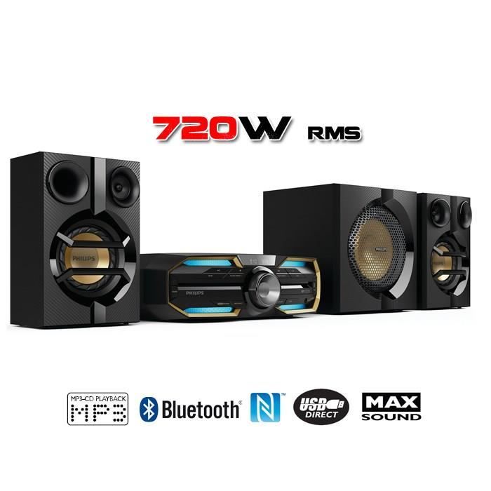 PHILIPS FX55 Mini chaîne Hifi 720 W Bluetooth NFC