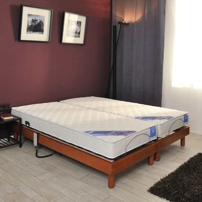 SAHARA Matelas 2 x 90 x 200 cm - Latex - 75kg/m³ - Equilibré - 2 personnes