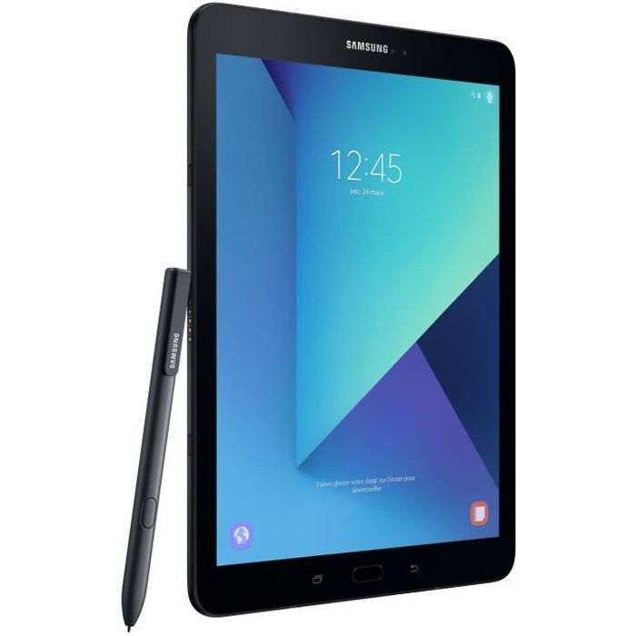 SAMSUNG Tablette tactile Galaxy Tab S3 - 9,7 pouces QXGA - RAM 4 Go - Android Nougat 7.0 - Quad Core 2,15 GHz - Stockage 32Go - WiFi