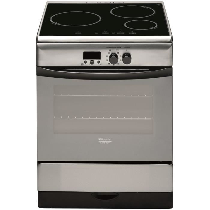 HOTPOINT HF63ILMPAAXFR-Cuisinière table induction-3 zones-Four électrique-Pyrolyse-57 L-Classe A-L 60 x H 85 cm-Inox