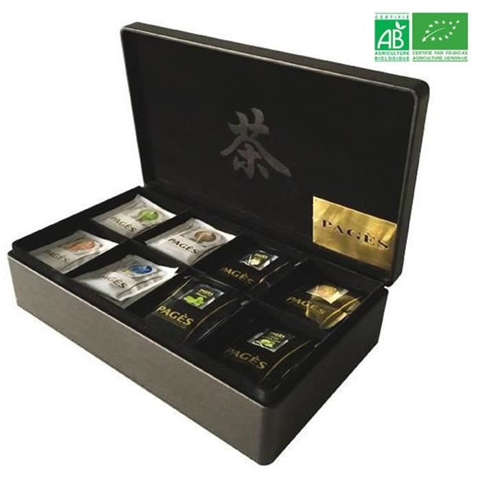 PAGES Coffret Mixte Infusions et Thé Bio