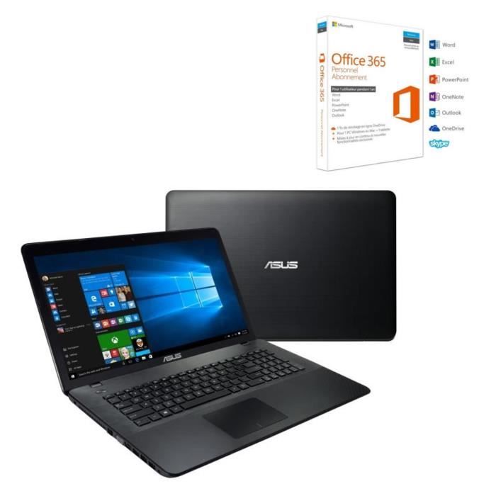 Pack ASUS PC Portable F751NA-TY015T 17,3\