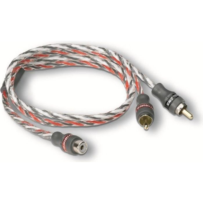 MTX Cable RCA Y StreetWires ZNXY1F 1 Femelle 2 Males 50 cm 100% Cuivre ZeroNoise