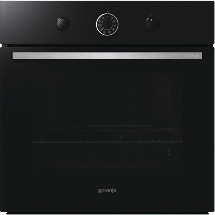 GORENJE BO72SY2B - Four électrique encastrable multifonction - Chaleur tournante - 65 L - Hydrolyse - A - Noir graphite