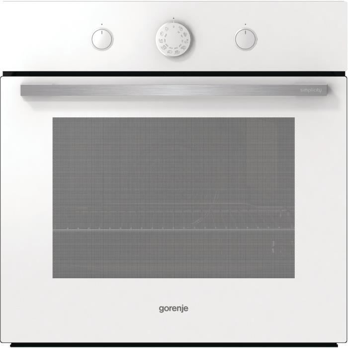 GORENJE BO72SY2W - Four électrique encastrable multifonction - Chaleur tournante - 65 L - Hydrolyse - A - Blanc