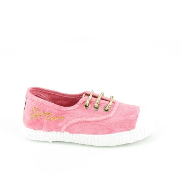 CHIPIE SHŒS Baskets de Ville Josiam Enz Rose Bonbon Enfant Fille