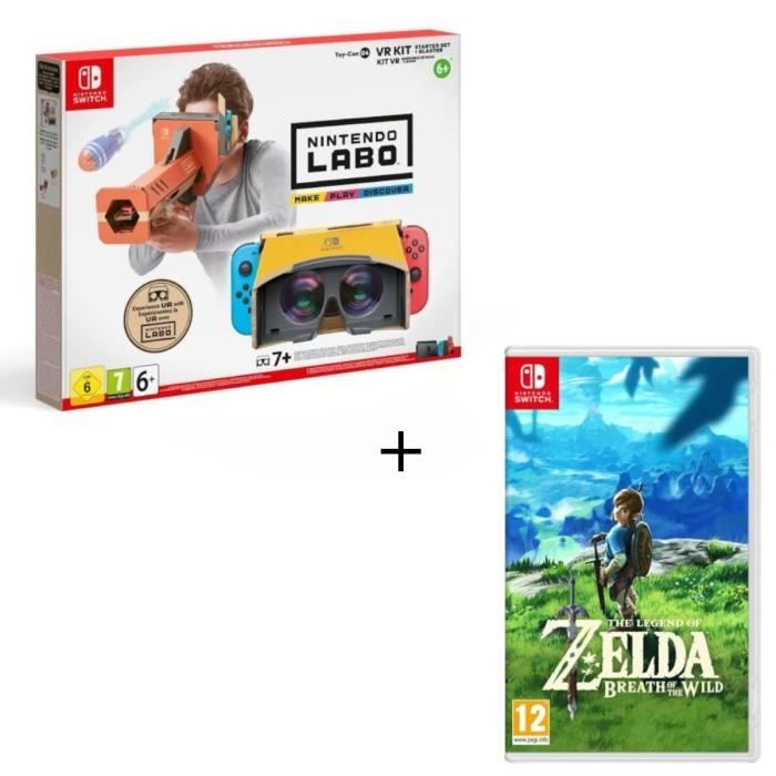 Nintendo Labo™ - Kit VR Toy-Con 04 - Ensemble de base + canon + The Legend of Zelda : Breath of the Wild