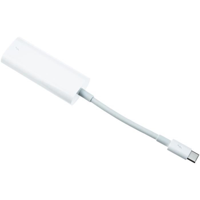 Adaptateur Thunderbolt 3 (USB-C) vers Thunderbolt 2