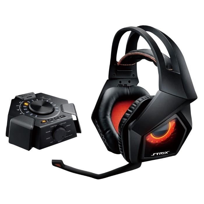 Asus Casque Gaming Strix 71 Noir Prix Pas Cher Cdiscount