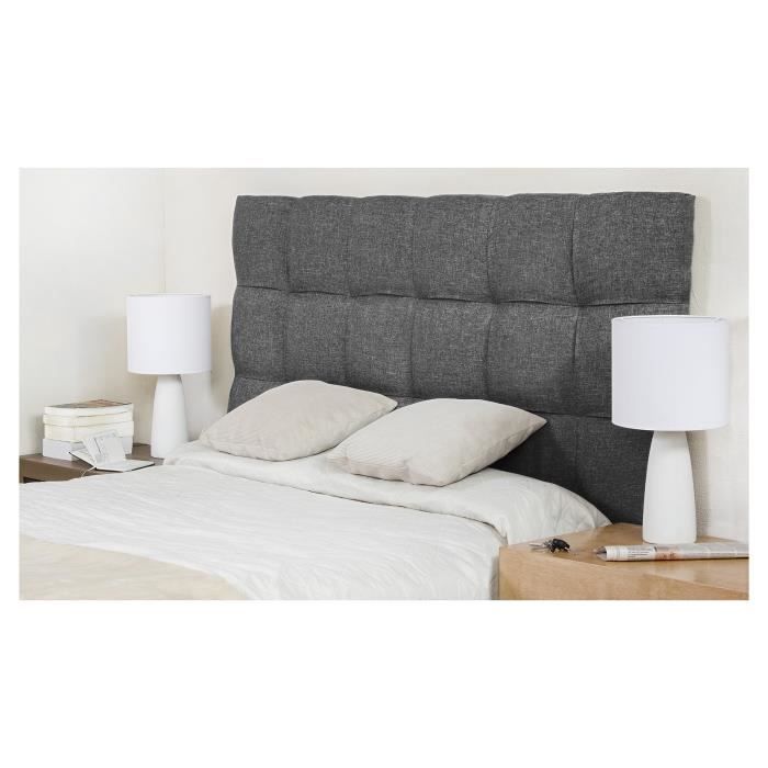 DREAM Tête de lit 154 cm gris foncé   Achat / Vente TETE DE LIT