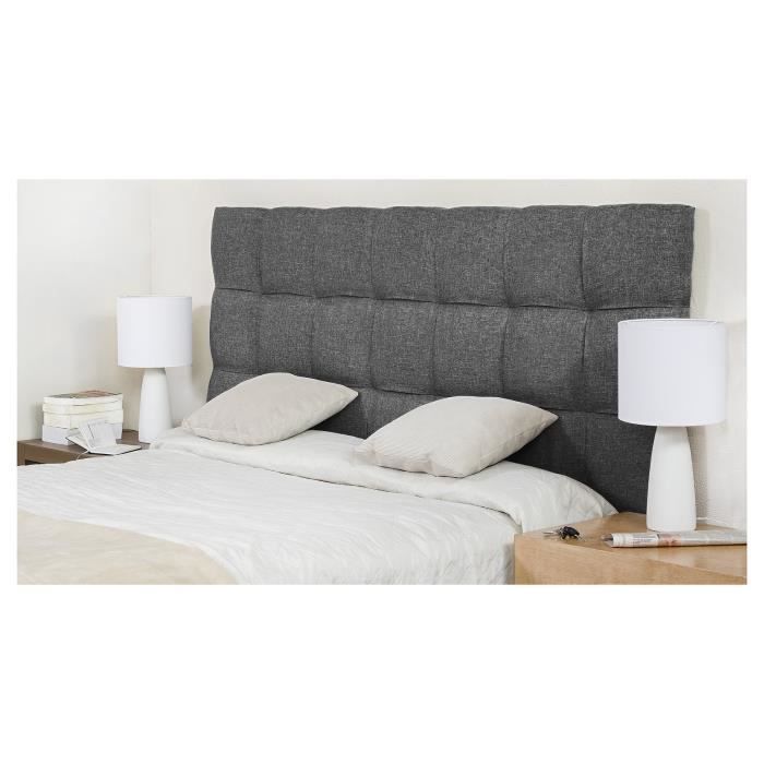 Tête de lit DREAM 174 cm gris foncé   Achat / Vente TETE DE LIT